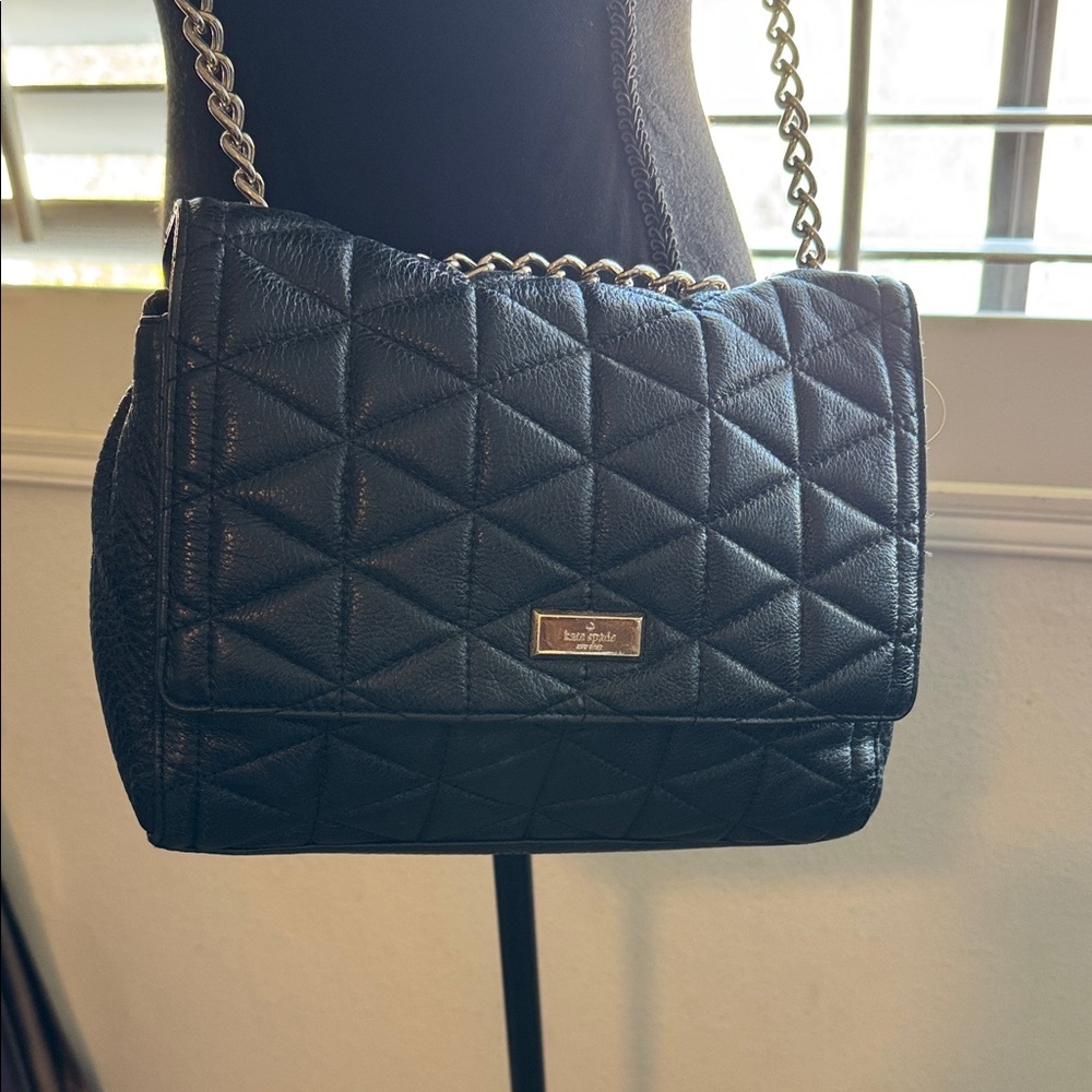 Kate Spade Quilted Black Crossbody Bag